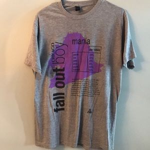 Authentic Fall out Boy Mania Tour T shirt